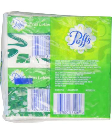 Puffs Plus Lotion Facial Tissues - 4 To-Go Packs, 10 Tissues Per Pack (Pack of 24) - Buy Online on SooperMarket.com