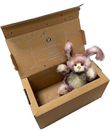 Charlie Bears Treacle Toffee | 2023 Long Fluffy Plush Collectable Jointed Teddy Bear With Scarf Accessory - Buy Online on SooperMarket.com