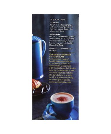 Ghirardelli Hot Cocoa with Semi-Sweet Chocolate Chips - 16 packets - Buy Online on SooperMarket.com