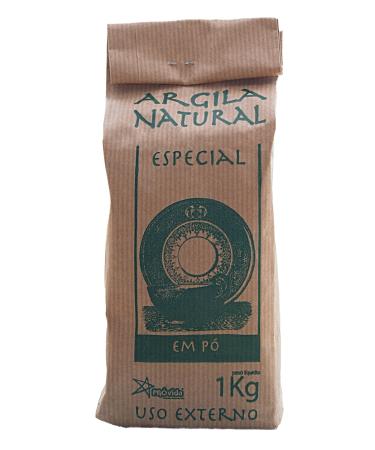 Provida Argila Natural Em P French green clay powder for masks and peelings-100% natural-1 kg (1 kg)
