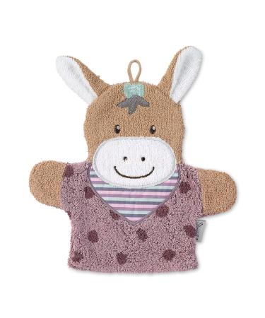 Sterntaler play wash mitt pony Pauline size: 25 x 24 cm light purple Pauline Single