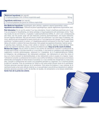 Pure Encapsulations 5-HTP | Features Plant-Derived 5-HTP to Support Healthy Mood Balance | 60 Capsules - Buy Online on SooperMarket.com