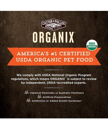 Castor and Pollux ORGANIX Grain Free Chicken Small Dog Food - Organic 10 lb Bag - Buy Online on SooperMarket.com