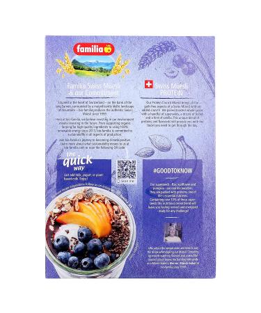 Familia Swiss Muesli Protein Crunch with Superseeds & Honey 21oz (Pack of 6) - 6 Pack Protein Crunch Oats - Buy Online on SooperMarket.com