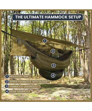 Onewind 11Ft Camping Hammock with Mosquito Net and Adjustable Ridgeline - Buy Online on SooperMarket.com