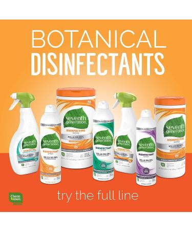 Seventh Generation Disinfecting Wipes, Lemongrass Citrus, 70 Count, Pack of 3 - Multi-Surface Cleaning - Buy Online on SooperMarket.com