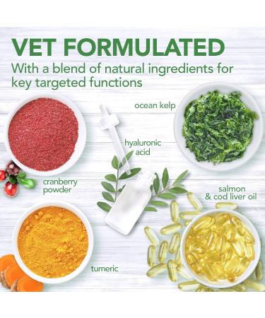 Vets Best Daily Soft Chews for Senior Dogs - 180 Count | Premium Health Supplements for Aging Pets - Buy Online on SooperMarket.com