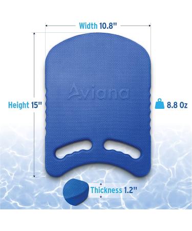 Junior Kickboard Buoy for Youth & Toddlers | Swimming Aid & Training Board for Kids | Learn to Swim in Pool & Open Waters | EVA Material & BPA Free - Blue - Buy Online on SooperMarket.com