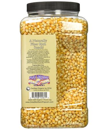 GREAT NORTHERN POPCORN Organic 7 Pound Jug 4220 Organic 7 Pound (Pack of 1) - Buy Online on SooperMarket.com