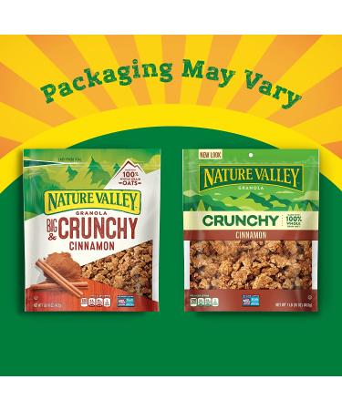 Nature Valley Cinnamon Granola Crunch 16 oz - Healthy Snack & Breakfast Option - Buy Online on SooperMarket.com