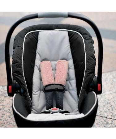 Travel Bug Baby 2 Piece Car Seat Strap Cover Teether Set - Light Pink - Buy Online on SooperMarket.com