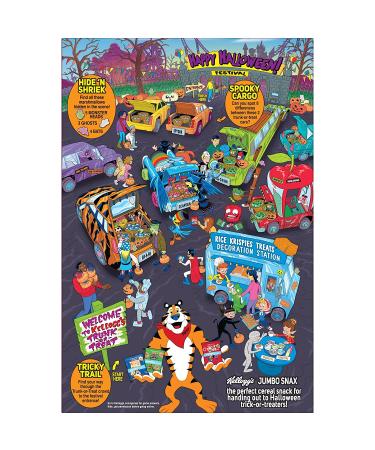 Kelloggs Froot Loops Breakfast Cereal with Marshmallows  Fruit Flavored  Halloween Snacks  Original with Spooky Marshmallows  10.5oz Box (1 Box) - Buy Online on SooperMarket.com