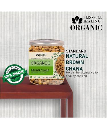 Blessfull Healing Organice Brown Chana 1 lb (453 Gram) - Buy Online on SooperMarket.com