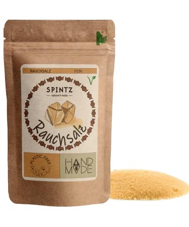 Spintz 1000g smoke salt |Hickory smoke salt |Hickory Smoked Salt |Dining salt |Smoked salt |Ideal for vegan nutrition |spicy intensive smoke salt |Plastic -free packaged 1000.0 gram