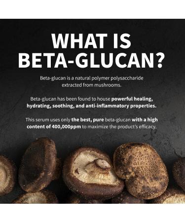 IUNIK Beta-Glucan Power Serum 400 000 ppm Intense Hydration for Dry, Mature, and Sensitive Skin Vegan Korean Skincare with Mushroom Yeast Extracts Cell Regenerating and Lifting Formula - Buy Online on SooperMarket.com