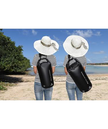 Freegrace Waterproof Dry Bags Set of 3 - 5L - Ideal for Swimming, Kayaking, Rafting & Boating - Black - Includes Waist Pouch & Phone Case - Buy Online on SooperMarket.com