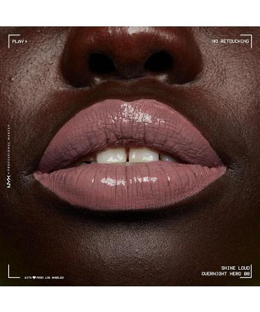 NYX Professional Makeup Lipgloss - Highly Pigmented Long-Lasting Non-Staining Shine Loud 08 Overnight Hero - Shop Internationally! - Buy Online on SooperMarket.com