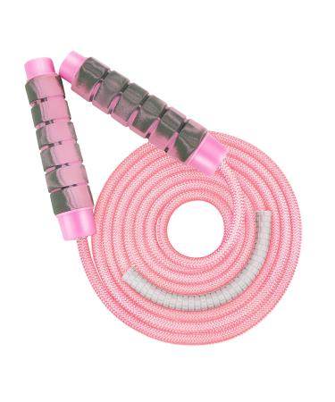 Imoebel jumping rope cotton speed rope-adjustable rope jumping rope tangled with ball bearings anti-slip ergonomic handles for adult children fitness boxes lose weight