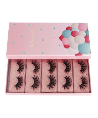 Bodermincer 10 Pairs 3D Mink Lashes - Wholesale Handmade Wispy Fluffy False Eyelashes for Natural Eye Makeup J007 - Buy Online on SooperMarket.com