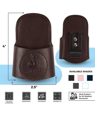 Stethoscope Holder Hip Clip with Magnetic Closure - Universal Fit Hygienic Design & Replacement Ear Tips - Obsidian Black - Buy Online on SooperMarket.com