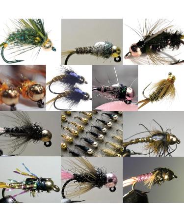 MUUNN Tungsten Slotted Beads 150pcs - 12 Colors/13 Sizes Fly Tying Materials - Black Nickel 4.0mm - Buy Online on SooperMarket.com