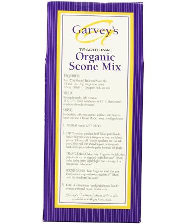 Garvey's Organic Traditional Scone Mix 9oz (Pack of 6) - Delicious and Easy-to-Make Scones - Buy Online on SooperMarket.com