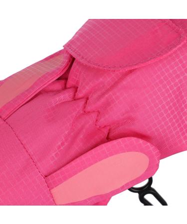FAYHIJUN Waterproof Kids Mittens | Thermal Fleece Lined Warm Gloves for Boys & Girls | Snow Skiing & Outdoor Activities | Rose Rabbit Design (Ages 7-9) - Buy Online on SooperMarket.com