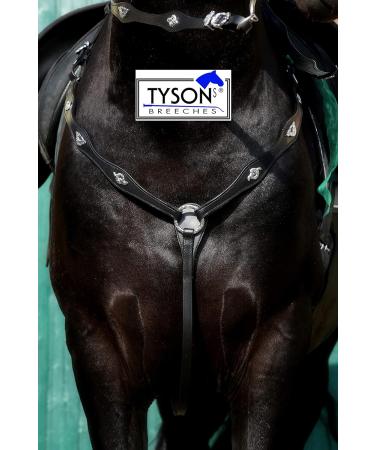 Jose Breastplate Show - Premium Portuguese Spanish Black & Brown Calfblood for VB WB XF XXF - XFULL Black - Buy Online on SooperMarket.com