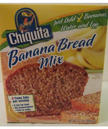 Banana Bread Mix 2 13.7 Oz Boxes Banana 13.7 Ounce (Pack of 2)