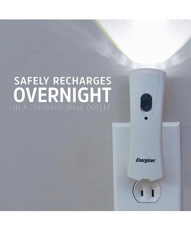 Energizer LED Rechargeable Plug-in Flashlight for Home Power Failure - Emergency Safety Light for Hurricane Supplies and Blackouts - Buy Online on SooperMarket.com