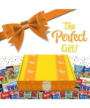 Care Package (120 Count) Variety Snacks Gift Box - College Students Military Work or Home valentines day 2022 - Chips Cookies & Candy! Sweet Choice - Buy Online on SooperMarket.com