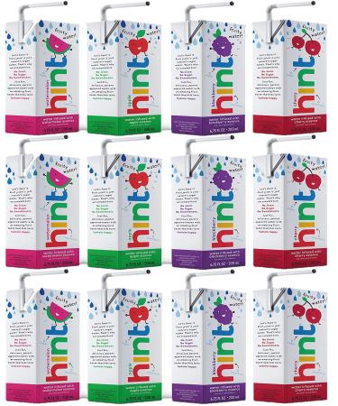 Hint Kids Water Variety Pack 6.75oz Boxes Pack of 12