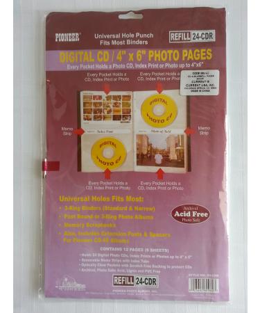 Pioneer Refill Pages for the Digital CD Photo Album.