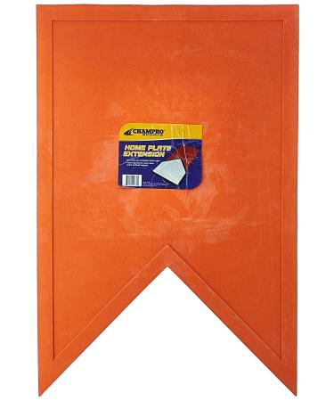 Champro Home Plate Extension (Orange) , 17 x 25