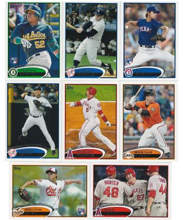 2012 Topps Baseball Series Complete Mint Hand Collated 660 Card Set Including Derek Jeter and the First Regular Issue Mike Trout Card Plus