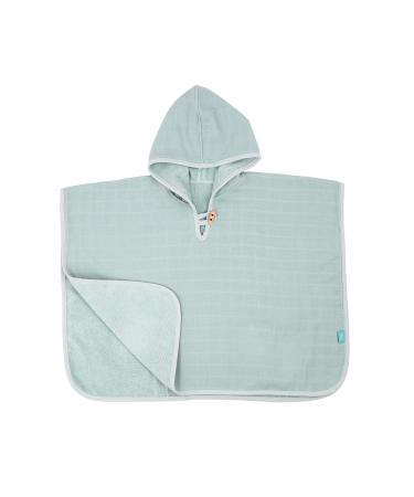Urban Kanga Baby Bath Poncho with Hood Two-Sided Poncho Children 1 year Green