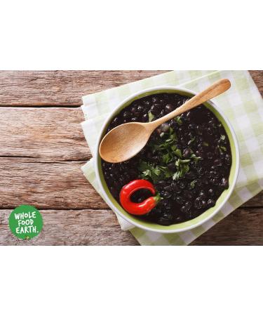 Wholefood Earth Black Beans 1 kg | GMO Free | Natural | High Fibre | High Protein 1kg - Buy Online on SooperMarket.com