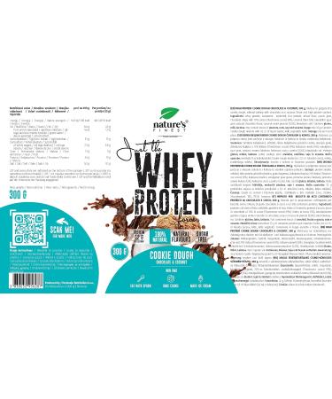 Nature's Finest WHEY Protein Chocolate & Coconut High Protein Cookie Dough | Guilt-Free Delicious Cookie Dough Mix | 12g of Protein per Serving 5 - Buy Online on SooperMarket.com