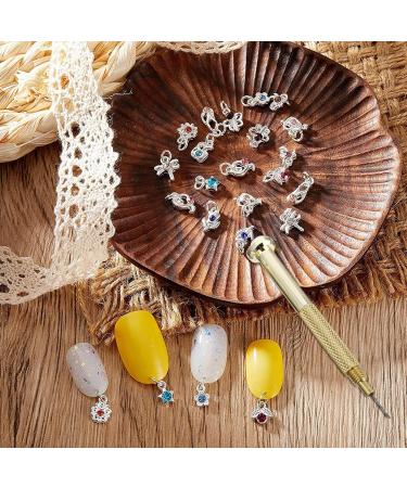 FRCOLOR 9 Pcs Nail Drilling Drill Nail Piercing Drills Drill Machine Bit Nail Jewels Acrylic Nail Drill Nail Piercing Tools Diy Nail Drill Nail Art Tools Hand Drill Metal Do It Yourself 6.5x0.8cmx3pcs Goldenx3pcs - Buy Online on SooperMarket.com