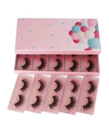 10 Pairs Wholesale Natural False Eyelashes Fake Lashes Long Makeup 3d Mink Lashes Extension Eyelash Mink Eyelashes for Beauty K015 (K015)