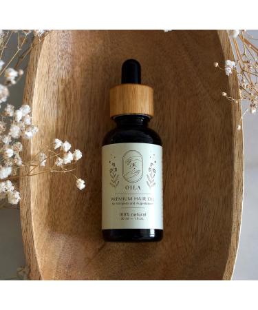Buy Oila Premium USMA Oil - 100% Pure Cold-Pressed Natural Oil for Fast Hair Growth Eyelash & Eyebrow Care | Sustainable & Vegan - Buy Online on SooperMarket.com