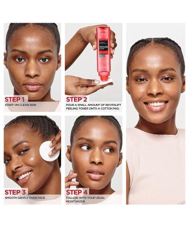L'Oreal Paris Revitalift 5% Glycolic Acid Peeling Toner with Aloe Vera - Daily Exfoliant for Brighter Skin - 6 Fl Oz - Buy Online on SooperMarket.com