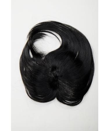 WIG ME UP Hairpiece Toupee - Velvet Black Clip-In Hair Replacement - Q022-GGO-1B - International Shipping Available - Buy Online on SooperMarket.com