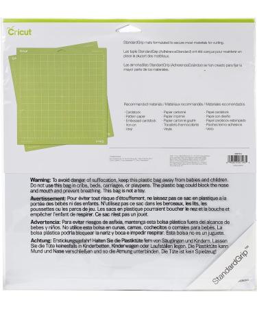 Cricut StandardGrip Machine Mats 12x12 - 2 Pack | Reusable Cutting Mats for Cardstock, Vinyl & More | Compatible with Cricut Explore & Maker | Green - Buy Online on SooperMarket.com