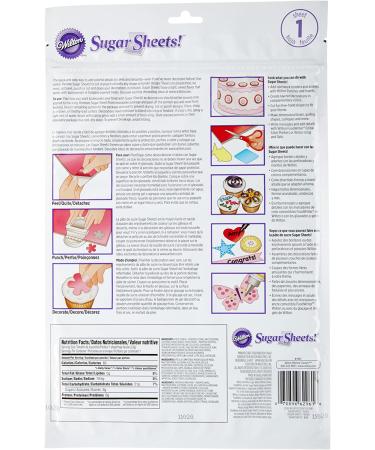 Wilton Black Sugar Sheet - Edible Decorating Paper for Cake Design - Buy Online on SooperMarket.com