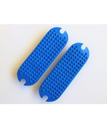 S-Products HORSE RIDING IRON STIRRUP RUBBER FILLIS TREADS PADS 4.50" Blue