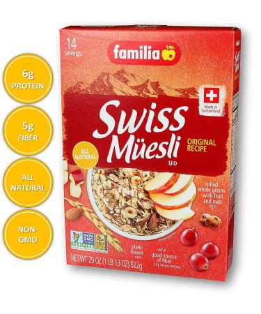 Buy Familia Swiss Muesli Original Recipe - 29 oz (822 g) | Healthy Breakfast Cereal - Buy Online on SooperMarket.com