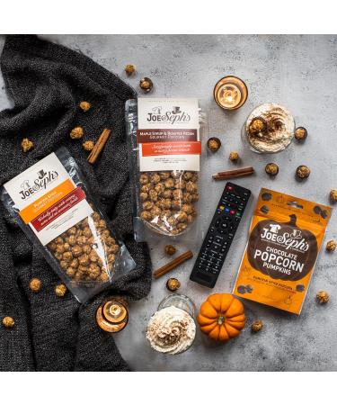 Joe & Seph's Pumpkin Spice Popcorn 80g - 1 Star Great Taste Award Winning Gourmet Snack for Autumn Parties and Movie Nights - Buy Online on SooperMarket.com