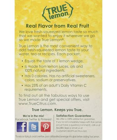 True Lemon Crystalized Lemon Packets - 96 Packets (3 Boxes of 32) - Buy Online on SooperMarket.com