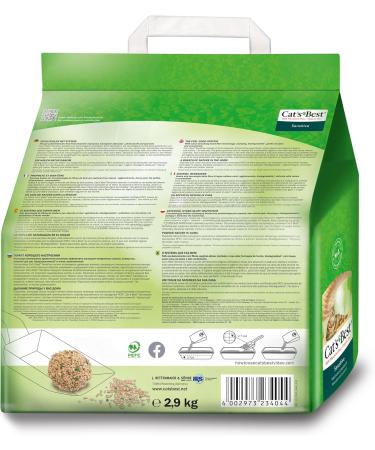 Buy Cats Best Sensitive 100% Vegetable Cat Litter | Antibacterial & Firm Clumping | Perfect for Sensitive Cats - 2.9 kg/8L - International Shipping - Buy Online on SooperMarket.com